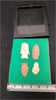 Arrowheads & Display Case