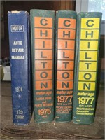 Vintage Chiltons & Motor Repair Manuals