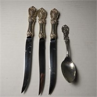 Francis I Steak knives & spoon
