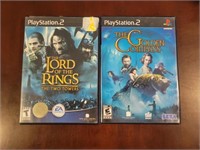 LORD OF THE RINGS/GOLDEN COMPASS PS2 VIDEO GAMES