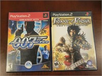 PS2 007 JAMES BOND/PRINCE OF PERSIA VIDEO GAMES