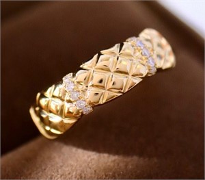 Natural Diamond Ring, 18k gold