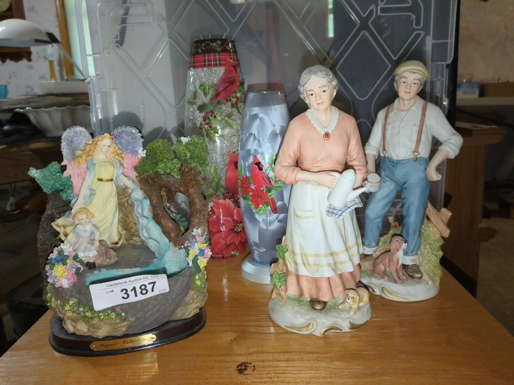 Home Interior Figurines and Christmas Lamp-Lights