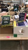 Boxes of Science books/ medical