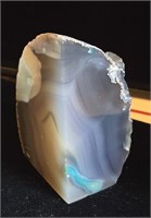 Large Agate Flame Quart Crystal