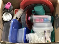 Large lot of food storage containers and more