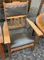 Antique Mission Oak Arm Chair