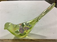 Fenton glass bird