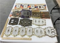 Lot of 17 light switchplates