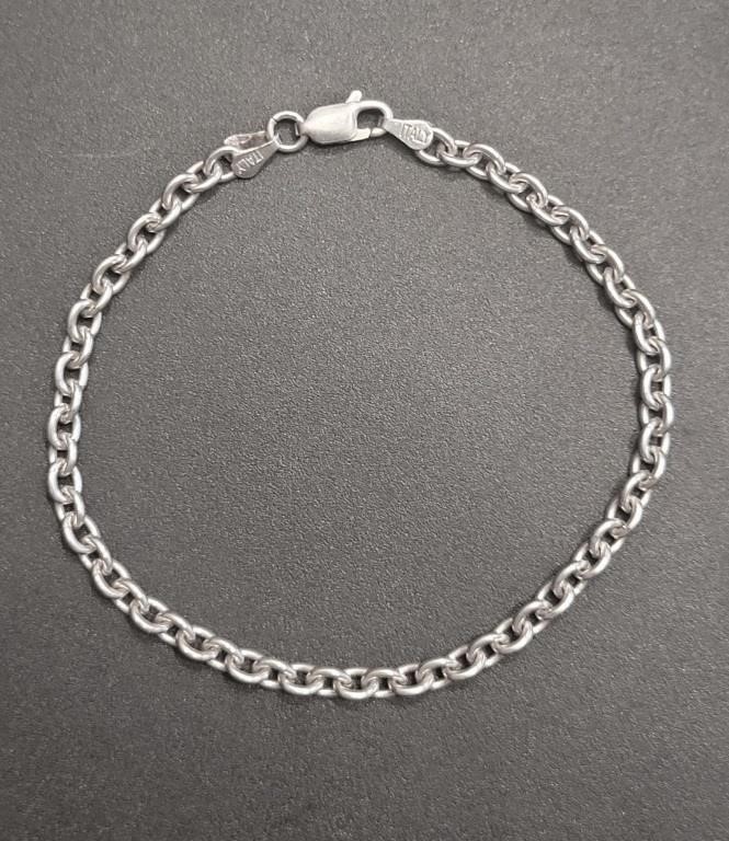 .925 Silver Cable Chain Bracelet