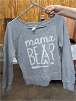 Small sweatshirt mama bear