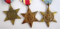 Three WWI Star medals (unnamed)