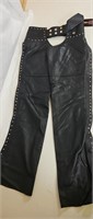 Papa's Leather Barn Chaps With Tags
