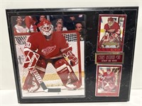 Chris Osgood Detroit redwings wall plaque