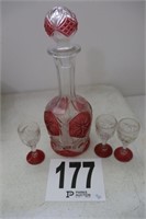 Decanter with (3) Glasses(R2)