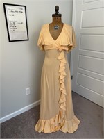 Vtg 1950-60's No Label Peach Dress
