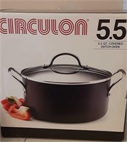 Circulon 5.5 Qt Covered Dutch Oven