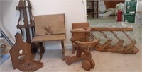 Small Wood School Desks; Tricycle