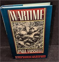 Paul Fussell Signed Wartime WWII Hardcover Book