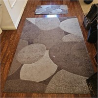 Nice Pair Of Matching Doorway & Area Rugs