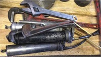 RIDGID PIPE WRENCHES, CRESANT & GREESE GUNS