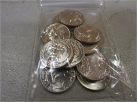 (10) 1964 UNC Quarters 90% Silver Content C