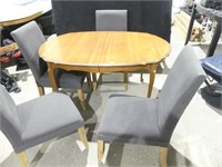 Wooden Dining Table & 4 Chairs