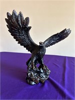 Ironwood Like Bald Eagle Sculpture, Heavy
