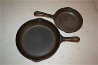 Wagnerware 1891 Cast Iron Skillet #6 and