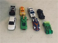 8 Die cast vehicles