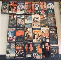 25 VHS Movies