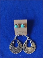 (NEW) Stud Turquoise Earrings & Dangle Earrings