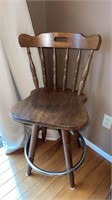 Vintage swivel barstool