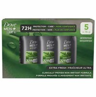 5-Pk 76 g Dove Antiperspirant Deodorant for Men