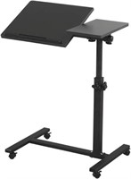 $90-Rolling Laptop Tilting Table, Height Adjustabl