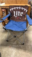 Miller Lite Football Themed Lawn Chair