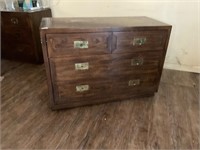 Oak dresser / chest/ brass handles