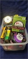 Box Of Assorted Fishing Lines