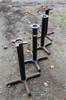 4 - Metal Table Bases