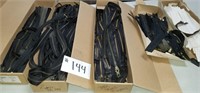 5 Boxes of Zippers, various sizes