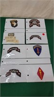 US MILITARY PATCH COLLECTION 19 TOTAL
