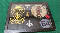 CASED US NAVY PATCH LOT