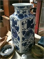 Large floral vase