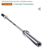 CAP Barbell Olympic Bar, 72"

*appears gently