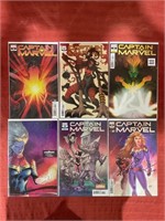 6 bagged and backed comics