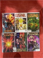 6 bagged and backed comics