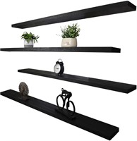 *HXSWY 48 Inch Rustic Floating Shelves for Wall De