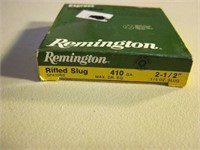 Box of .410 Rifled Slugs