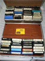 2 BOXES 8-TRACK TAPES (1970s ROCK)