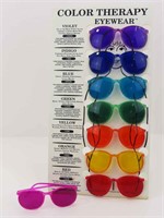Color Therapy Eyeware, set of 8 with display